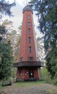Punainen näkötorni.